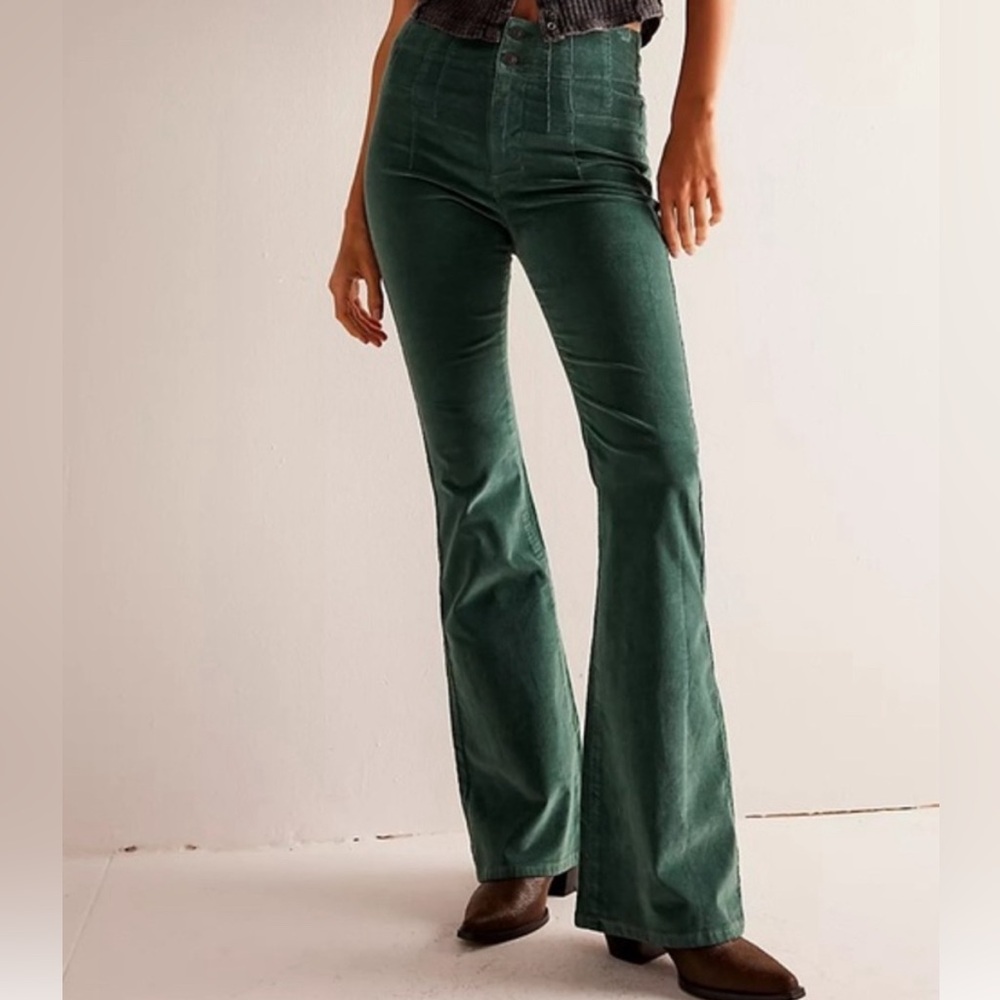 Free people Jayden green corduroy